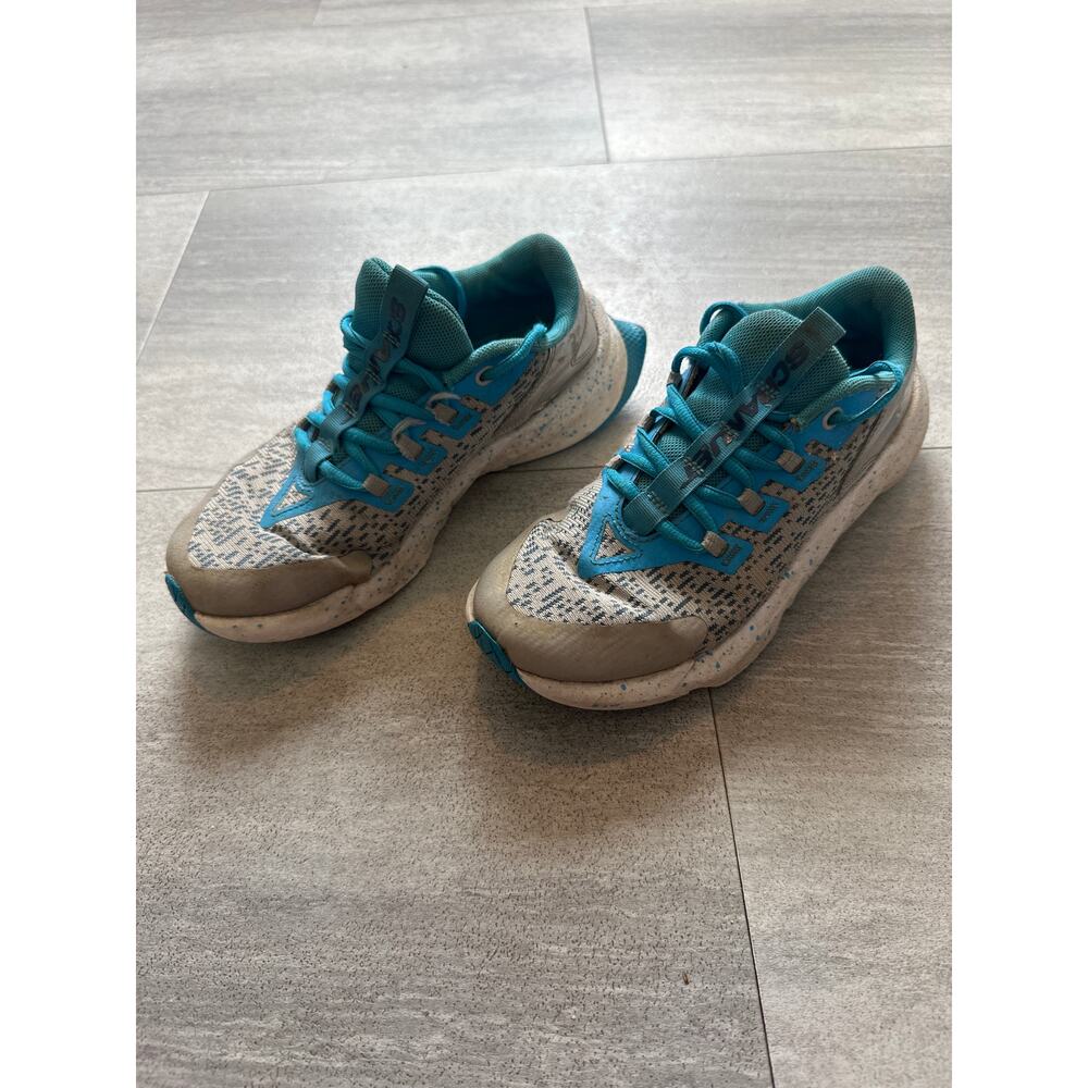 Under Armour Tin Petrol Blue Speckled Scramjet 5GS Size 5Y